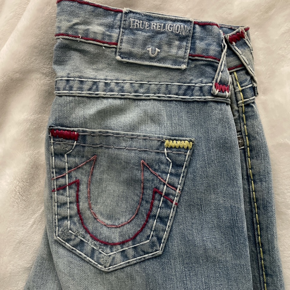 Vintage True Religion Big T Stitch jeans women 26